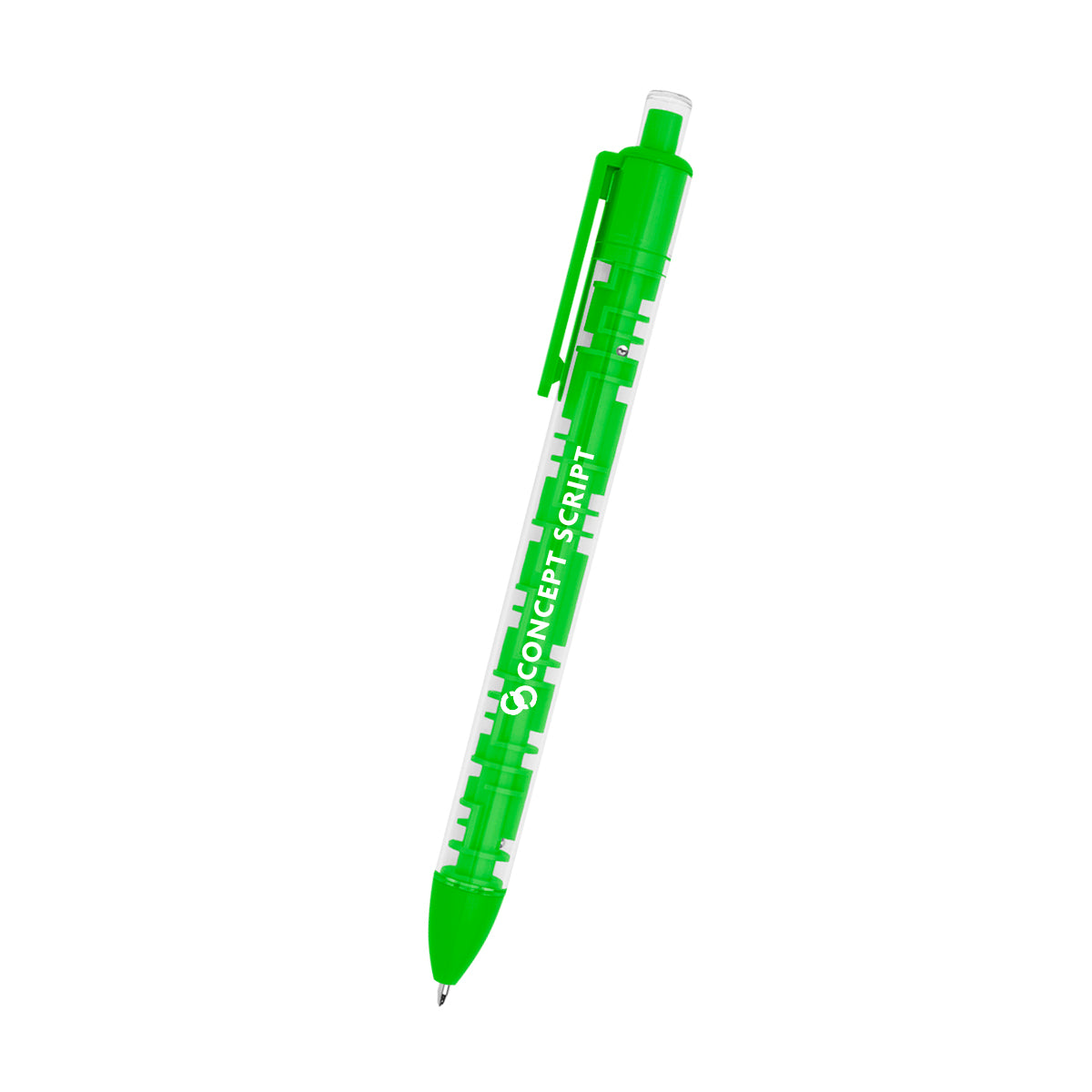 A-Maze Me Puzzle Pen - Green - Silk Screen