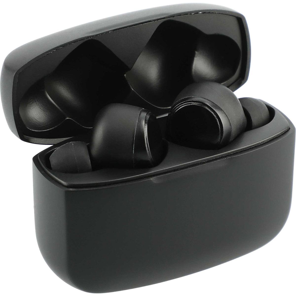 A'Ray Wireless Earbuds with Noise Cancellation Full Color - Black - Angled 2