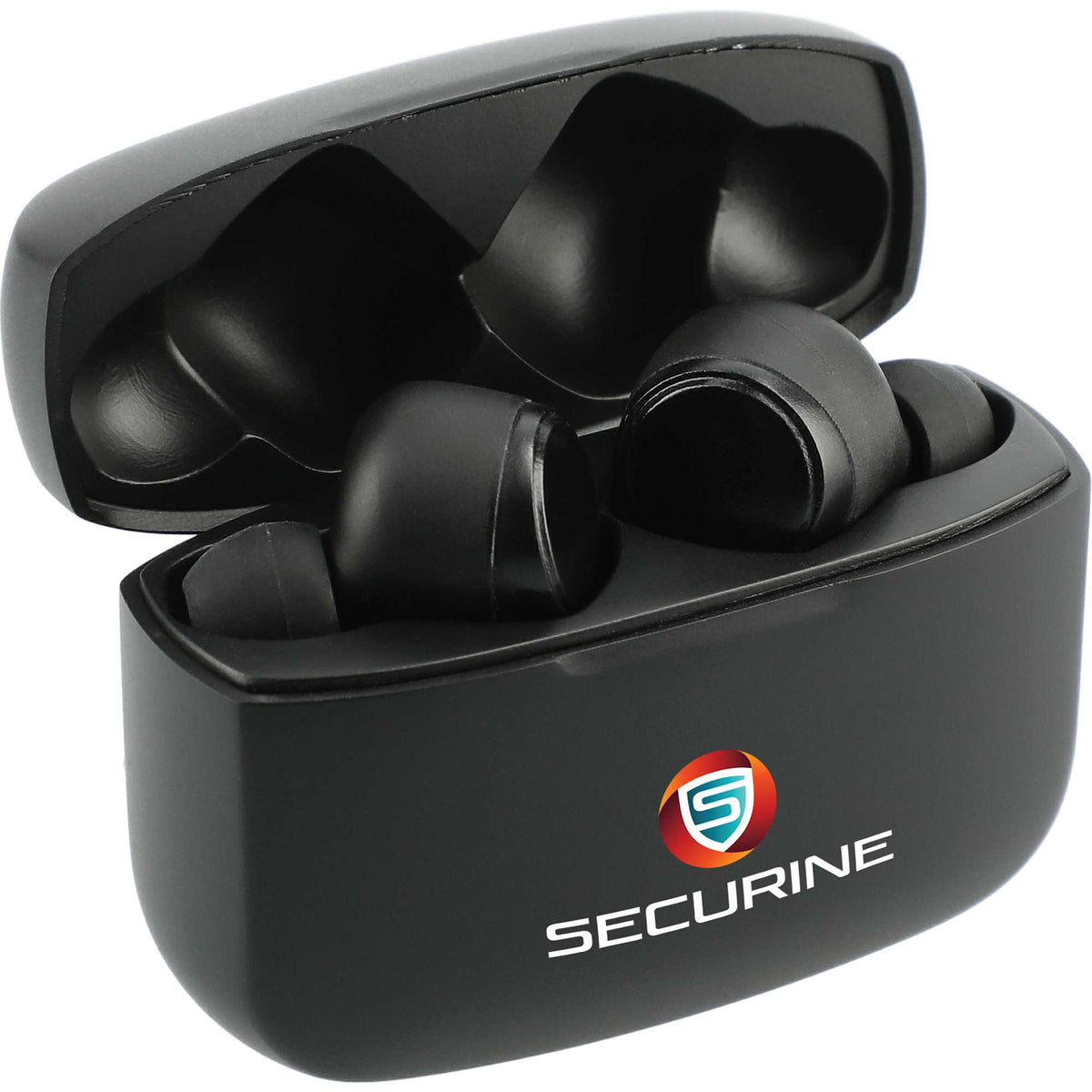 A'Ray Wireless Earbuds with Noise Cancellation Full Color - Black - Angled