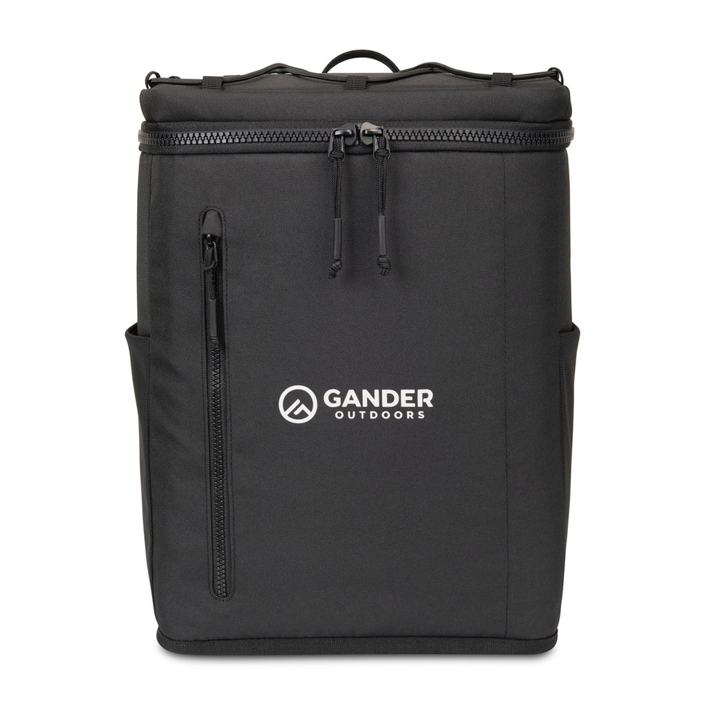 Acadia Recycled Backpack Cooler for 32 Cans - Black - View 1