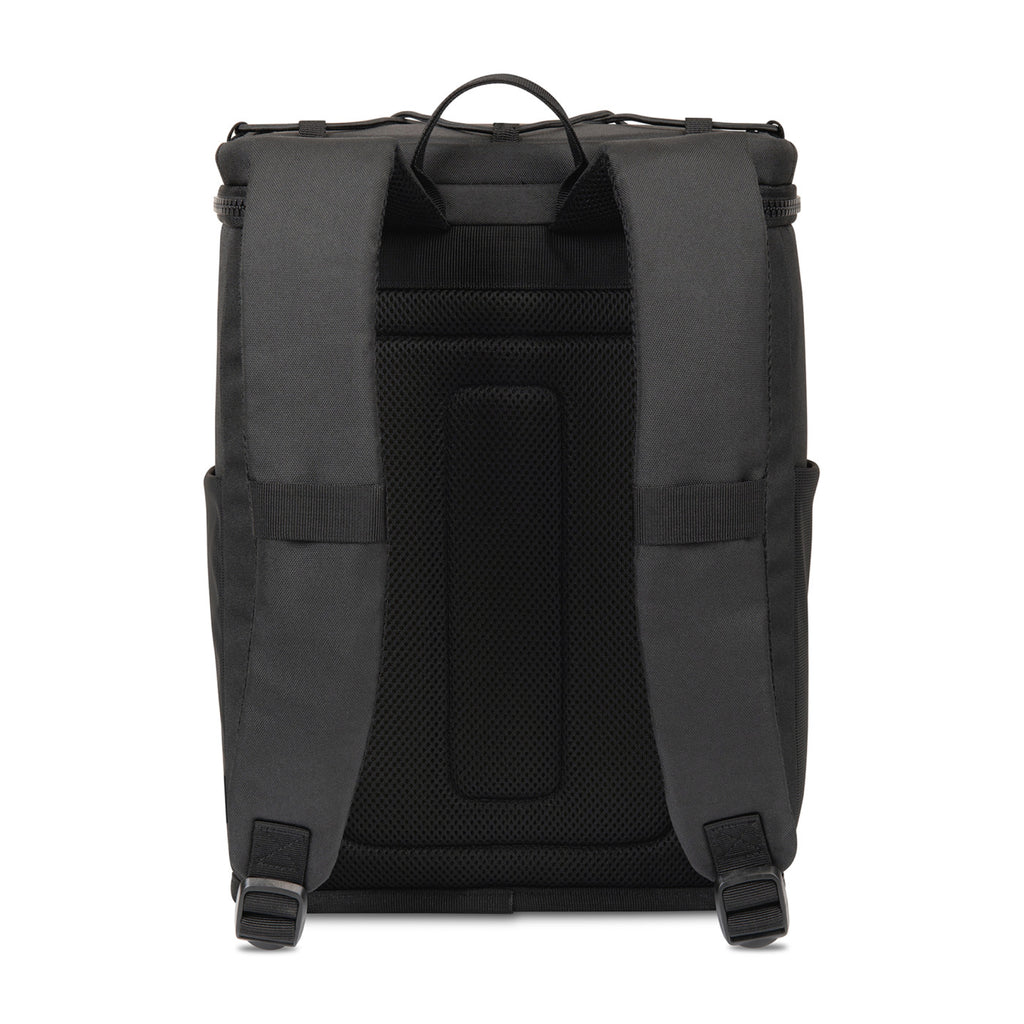 Acadia Recycled Backpack Cooler for 32 Cans - Black - View 4