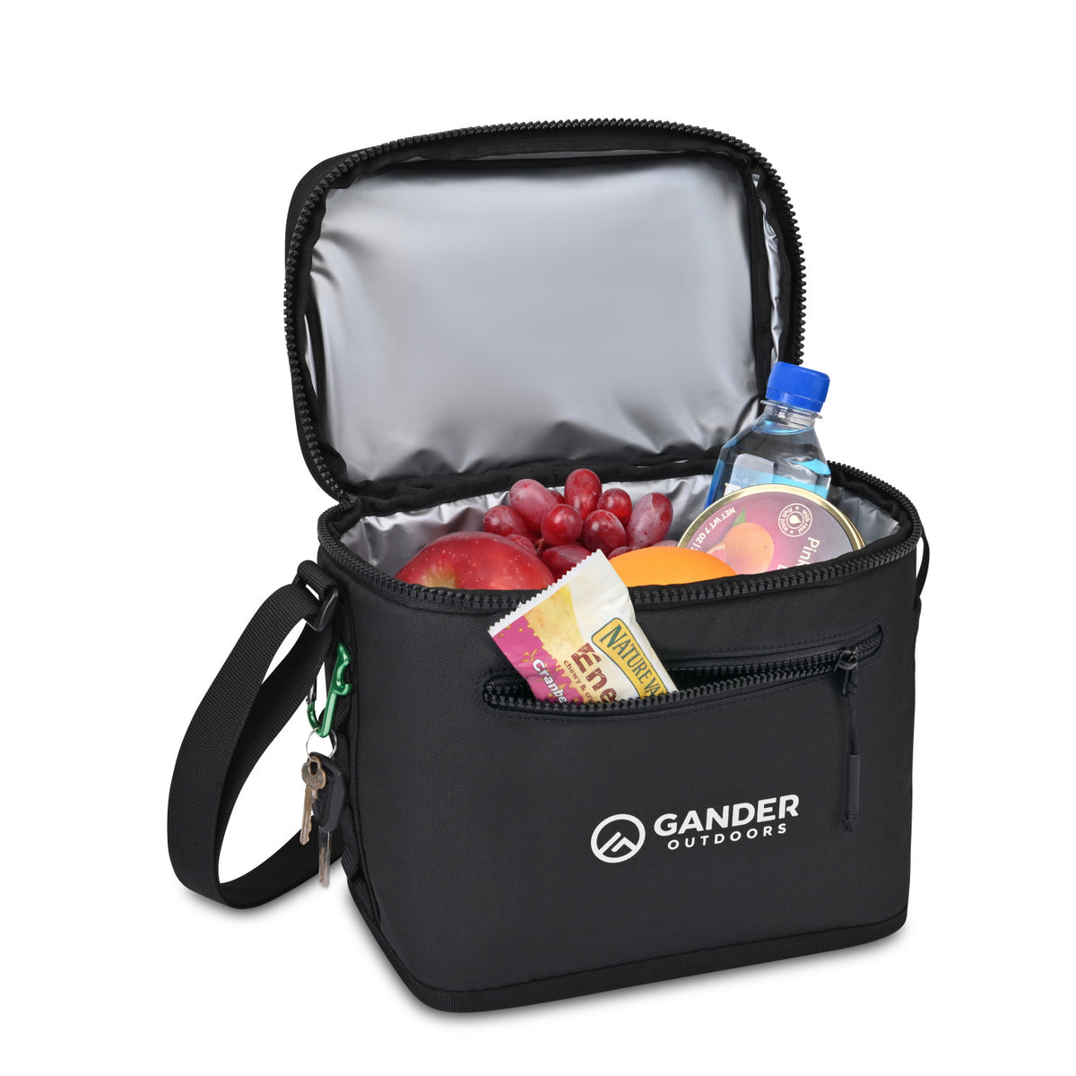 Acadia Recycled Box Cooler for 16 Cans - Black - View 2