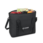 Acadia Recycled Tote Cooler for 36 Cans - Black - View 2