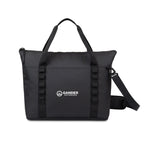 Acadia Recycled Tote Cooler for 36 Cans Transfer - Black - View 1