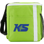 Accent Recycled Lunch Cooler for 12 Cans Embroidery - Lime - Front