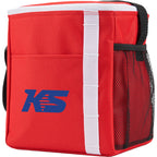 Accent Recycled Lunch Cooler for 12 Cans Embroidery - Red - Left Angle