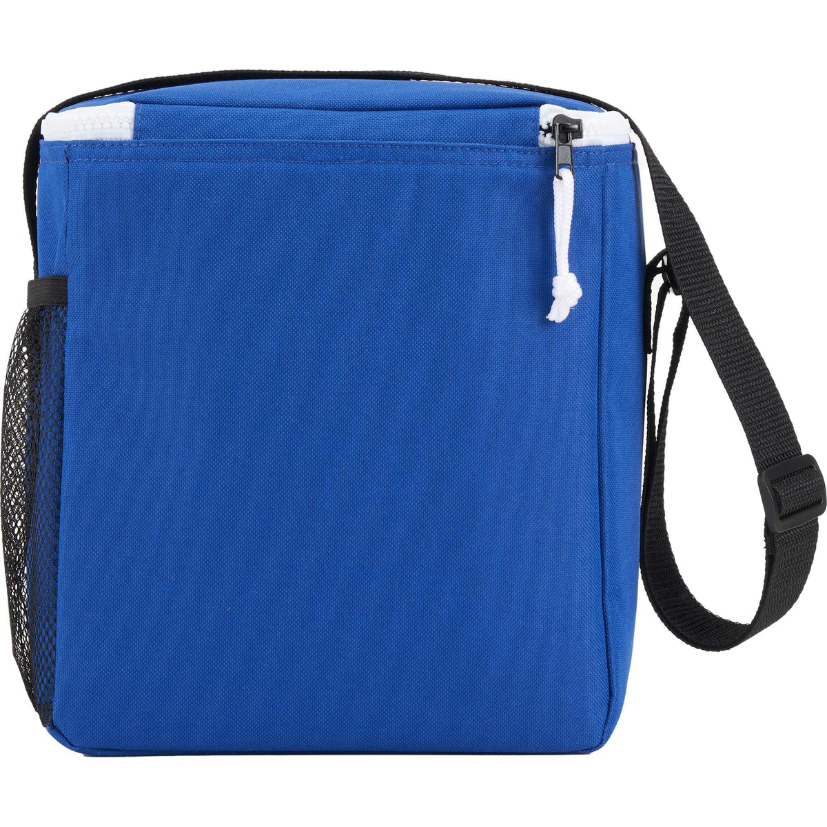 Accent Recycled Lunch Cooler for 12 Cans Embroidery - Royal - Back