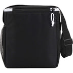 Accent Recycled Lunch Cooler for 12 Cans Full Color - Black - Back