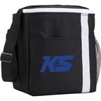Accent Recycled Lunch Cooler for 12 Cans Full Color - Black - Right Angle