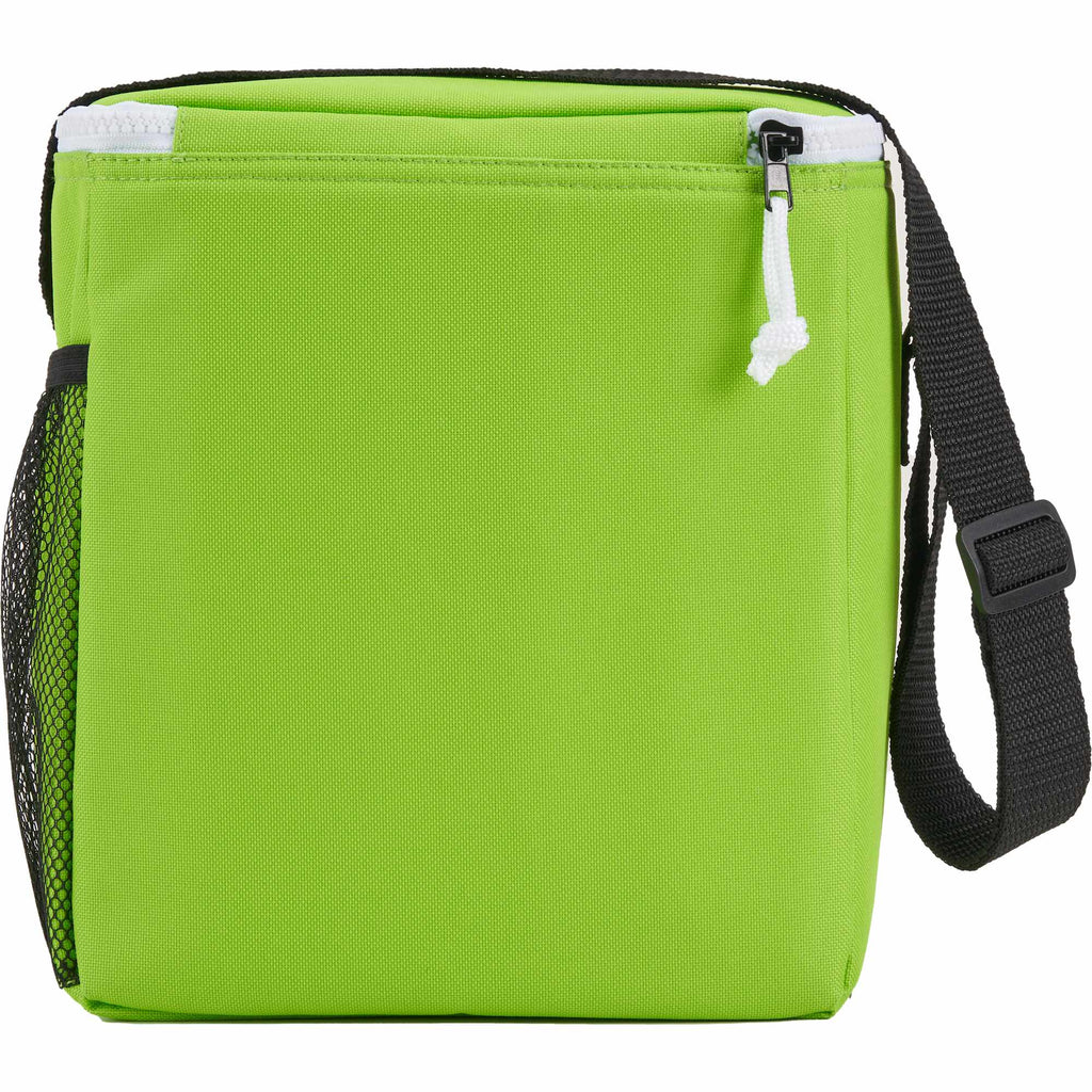 Accent Recycled Lunch Cooler for 12 Cans Full Color - Lime - Back
