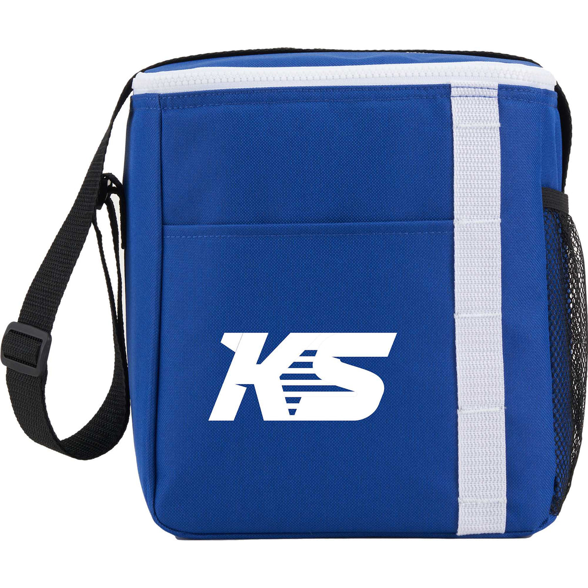 Accent Recycled Lunch Cooler for 12 Cans Full Color - Royal - Front