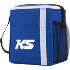 Accent Recycled Lunch Cooler for 12 Cans Full Color - Royal - Left Angle