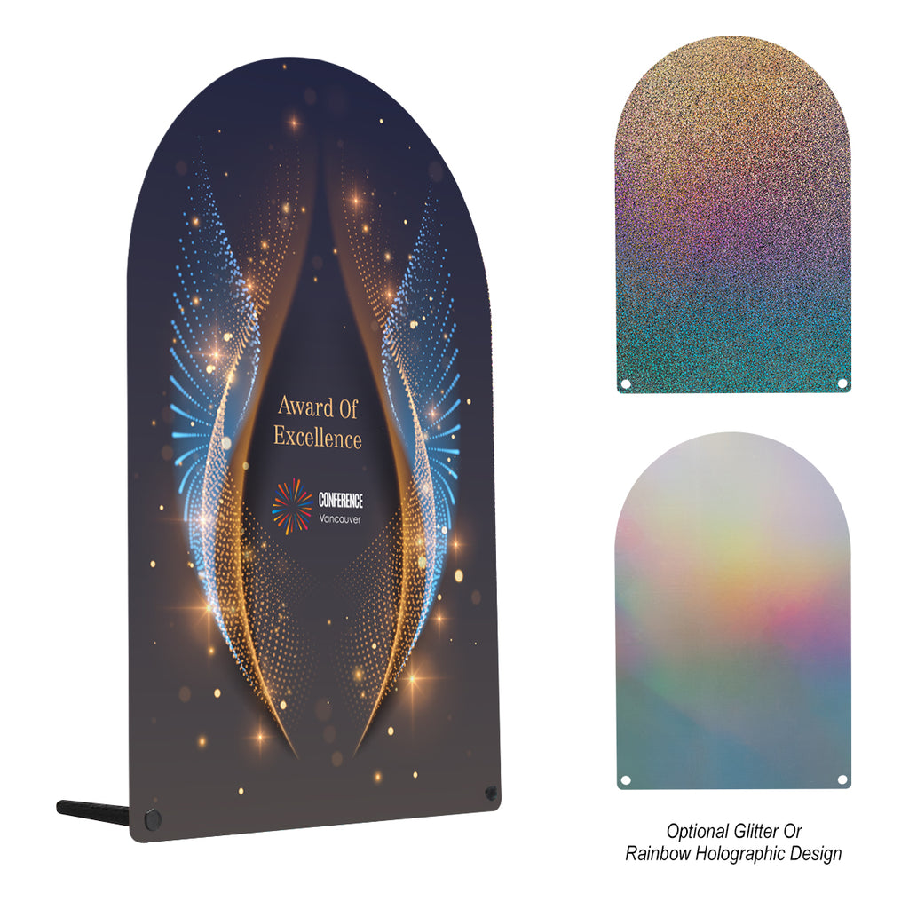Acrylic Award, Arched Rectangle, 10 Inch