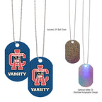 Acrylic Dog Tag on a Chain