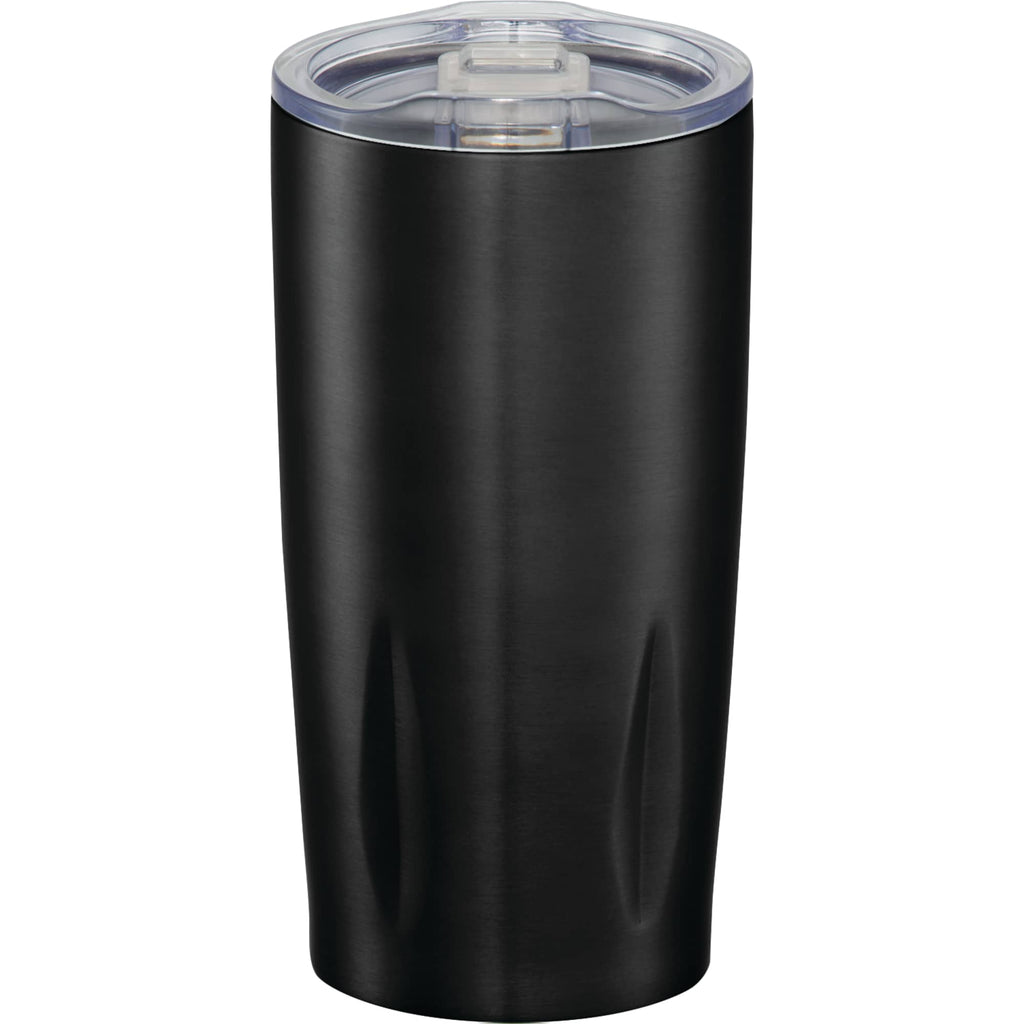 Adrian Geometric Vacuum Tumbler, 20 oz - Black - Back