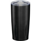 Adrian Geometric Vacuum Tumbler, 20 oz - Black - Back