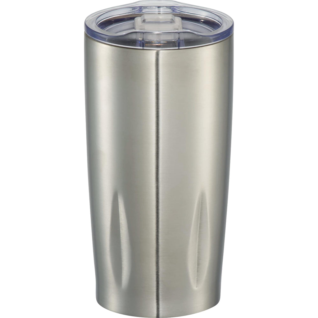 Adrian Geometric Vacuum Tumbler, 20 oz - Silver - Back