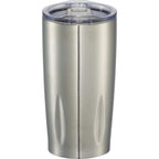 Adrian Geometric Vacuum Tumbler, 20 oz - Silver - Back