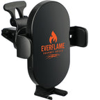 Aero Car Vent Phone Mount with 15W Wireless Charging - Black - Right Angle