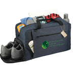 Aft Duffel Bag in Recycled PET, 21 Inches Transfer - Navy - Propped