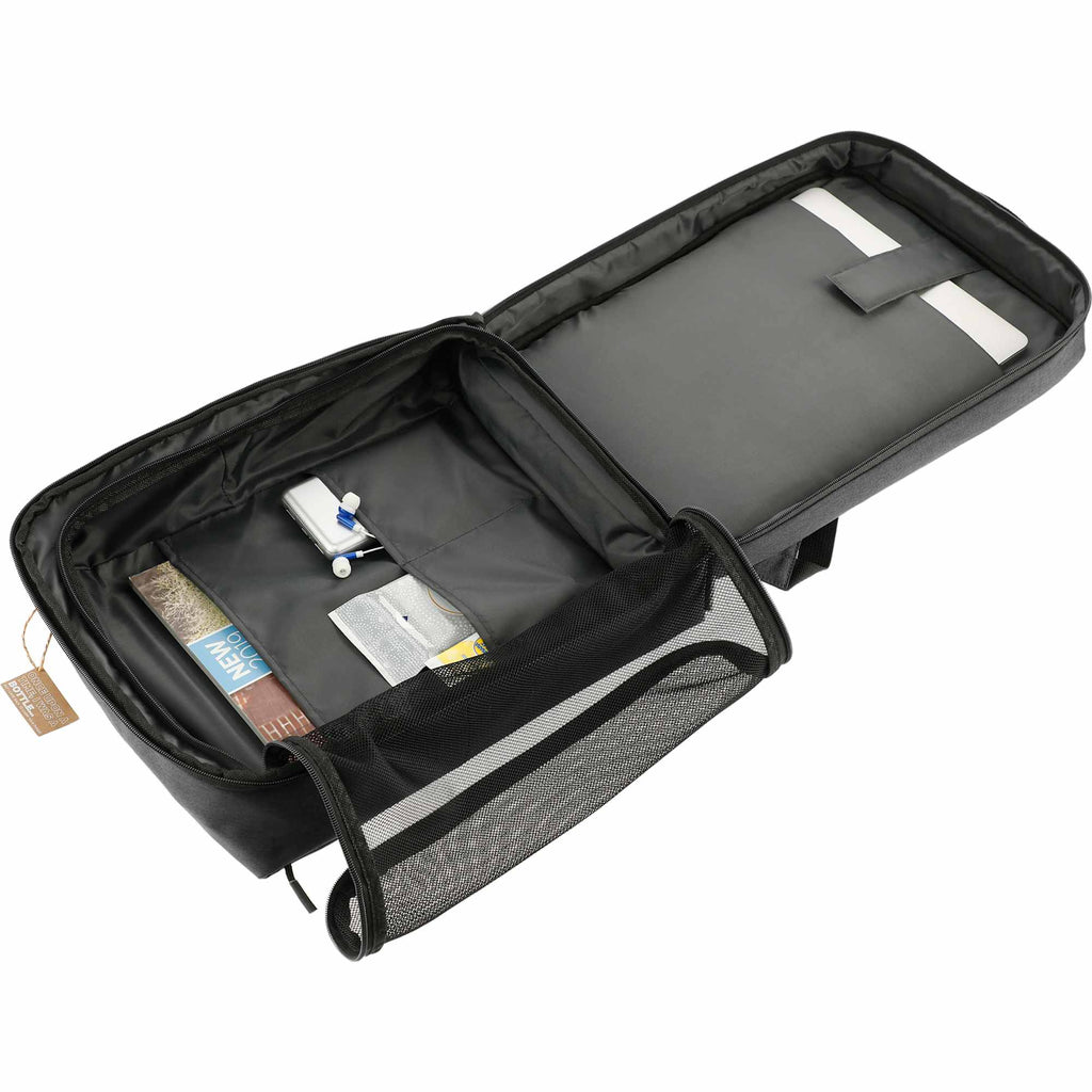 Aft Recycled Computer Backpack, Fits 15.6 Inch Laptops Transfer - Charcoal - Propped