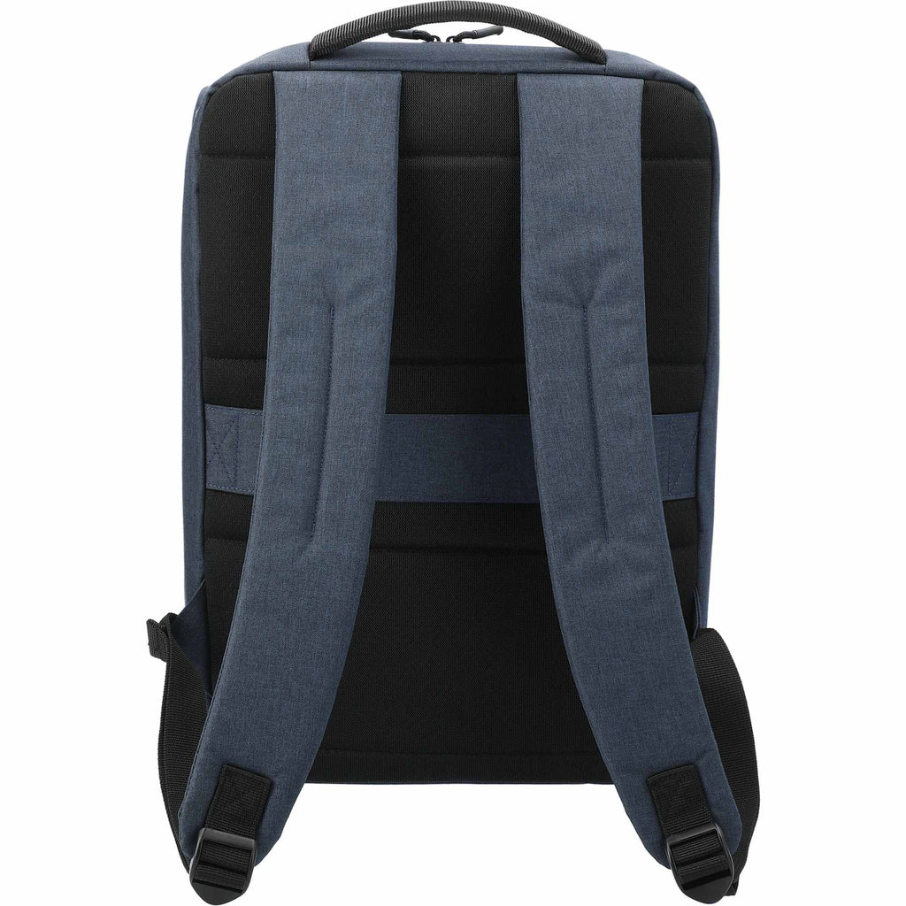 Aft Recycled Computer Backpack, Fits 15.6 Inch Laptops Transfer - Navy - Back