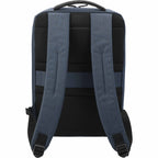 Aft Recycled Computer Backpack, Fits 15.6 Inch Laptops Transfer - Navy - Back