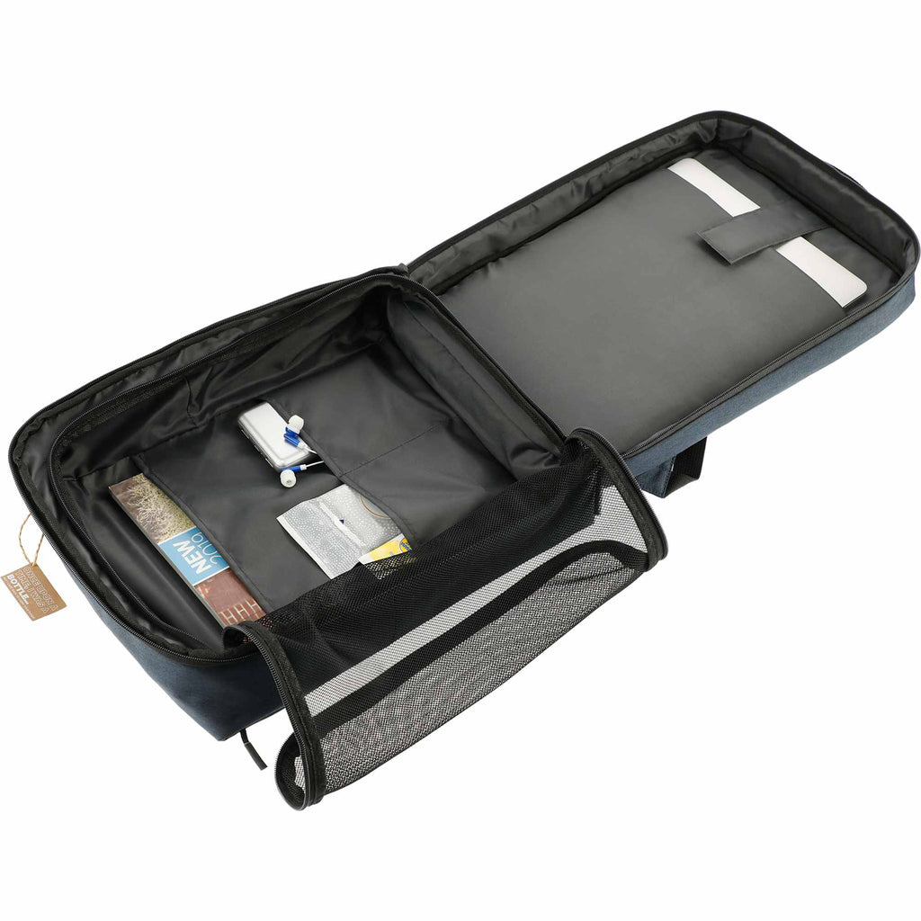 Aft Recycled Computer Backpack, Fits 15.6 Inch Laptops Transfer - Navy - Propped
