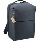Aft Recycled Computer Backpack, Fits 15.6 Inch Laptops Transfer - Navy - Right Angle 2