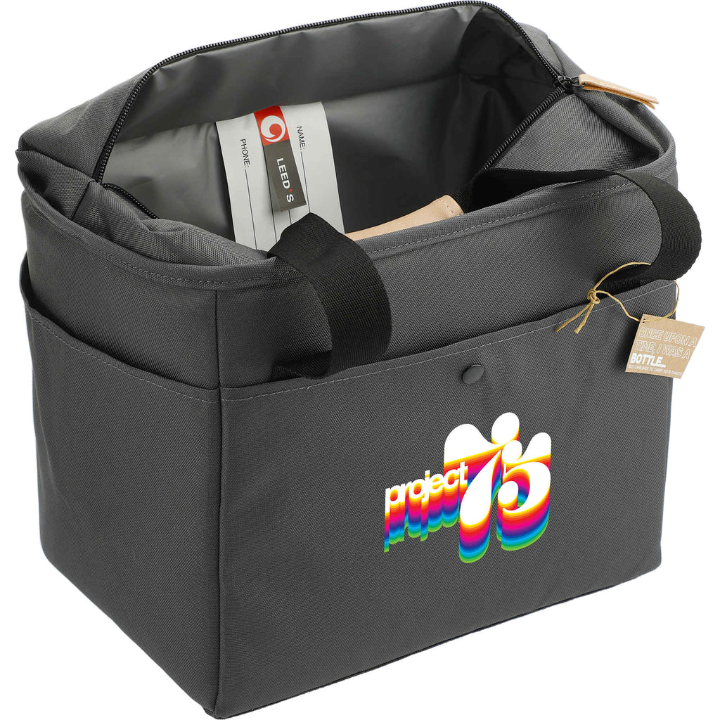 Aft Recycled Cooler with Padded Handles, 12 Cans Transfer - Graphite - Right Angle 2
