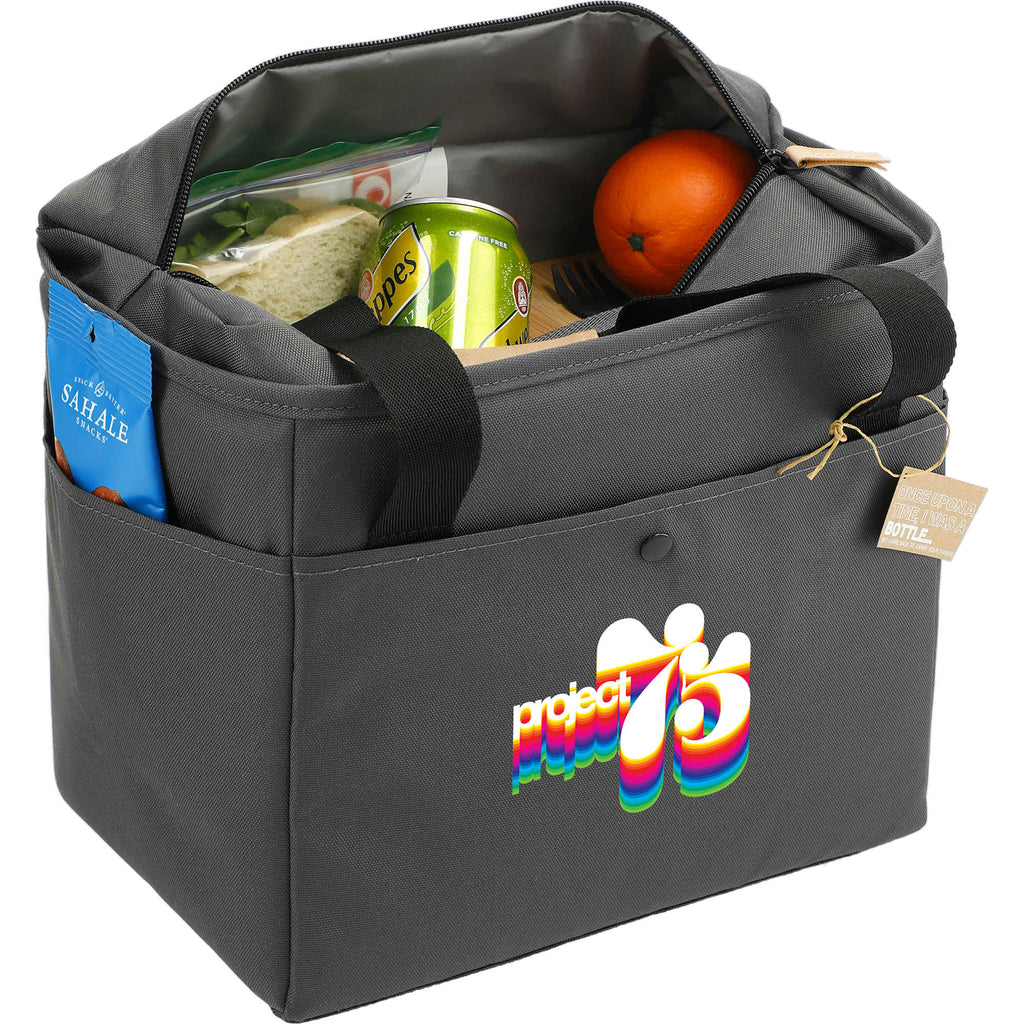 Aft Recycled Cooler with Padded Handles, 12 Cans Transfer - Graphite - Right Angle 3