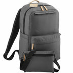 Aft Recycled Modular Backpack with Detachable Sling, 15 Inch Embroidery - Charcoal - Right Angle 2