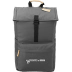 Aft Recycled Rucksack for 15 Inch Laptops Transfer - Charcoal - Front