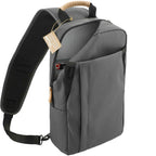 Aft Recycled Sling Bag with Strap Pocket Transfer - Charcoal - Right Angle 5