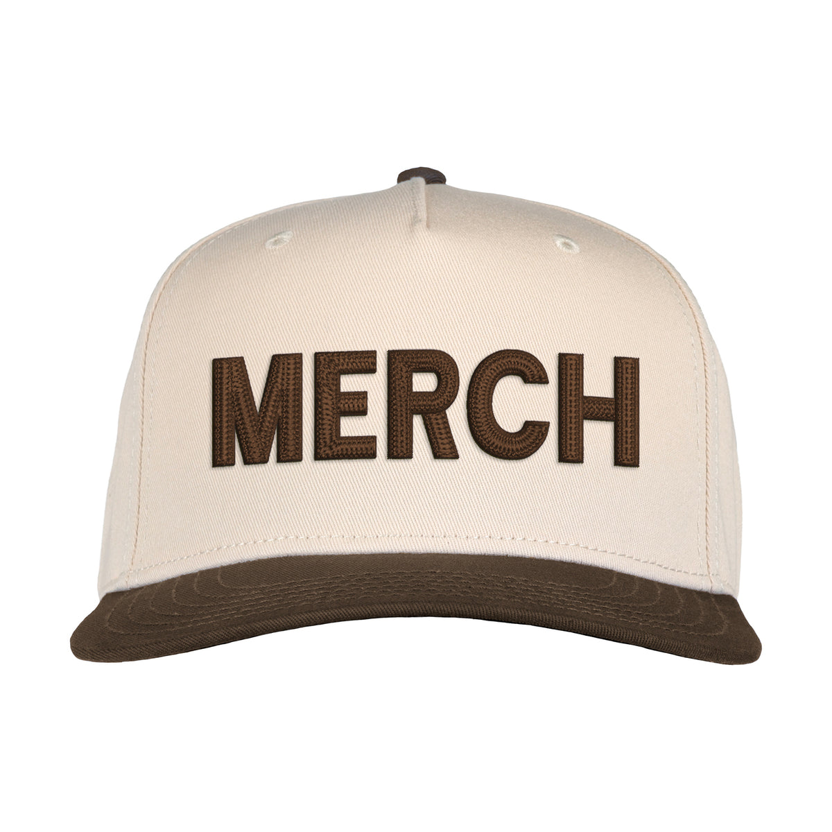 Ahead 1995 Two Tone Cotton Twill Cap Transfer - Cream / Brown - View 2