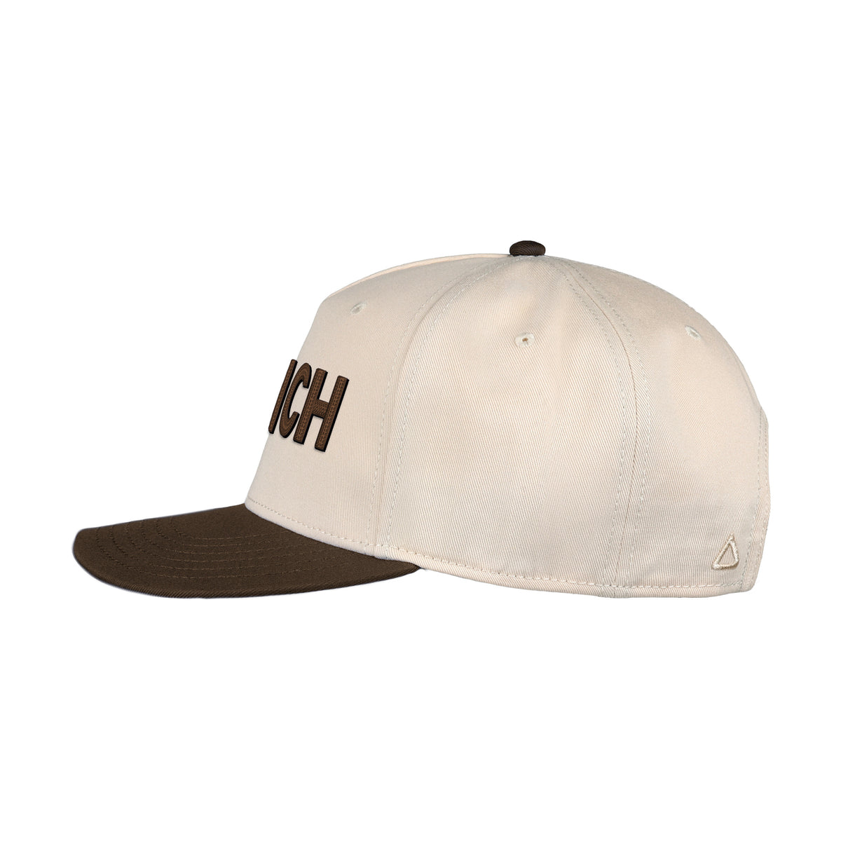 Ahead 1995 Two Tone Cotton Twill Cap Transfer - Cream / Brown - View 3