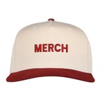 Ahead 1995 Two Tone Cotton Twill Cap Transfer - Cream/Cardinal - View 2