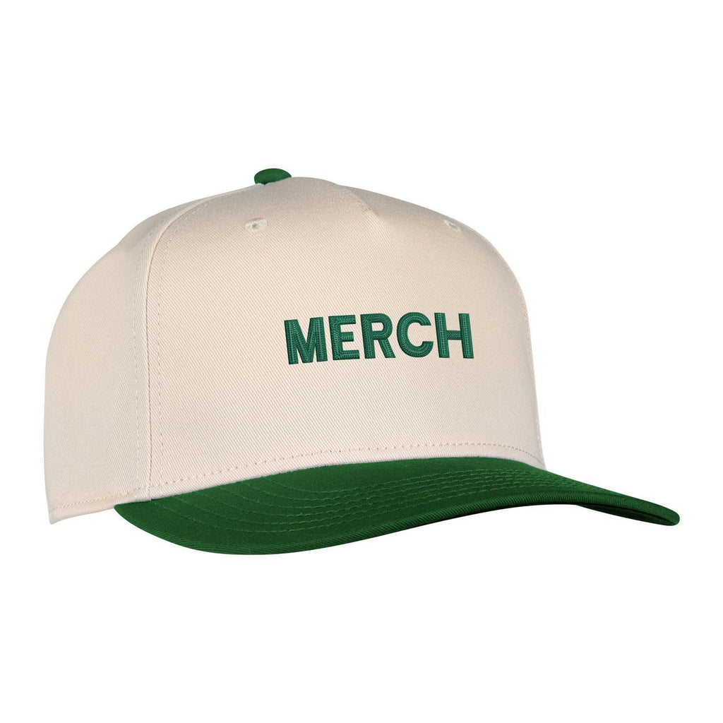 Ahead 1995 Two Tone Cotton Twill Cap Transfer - Cream/Kelly - View 1