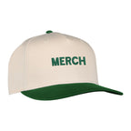 Ahead 1995 Two Tone Cotton Twill Cap Transfer - Cream/Kelly - View 1
