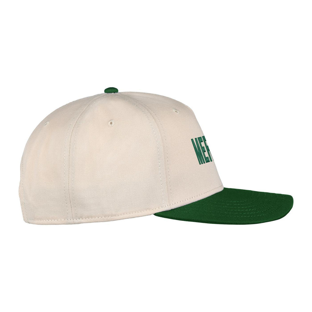 Ahead 1995 Two Tone Cotton Twill Cap Transfer - Cream/Kelly - View 4