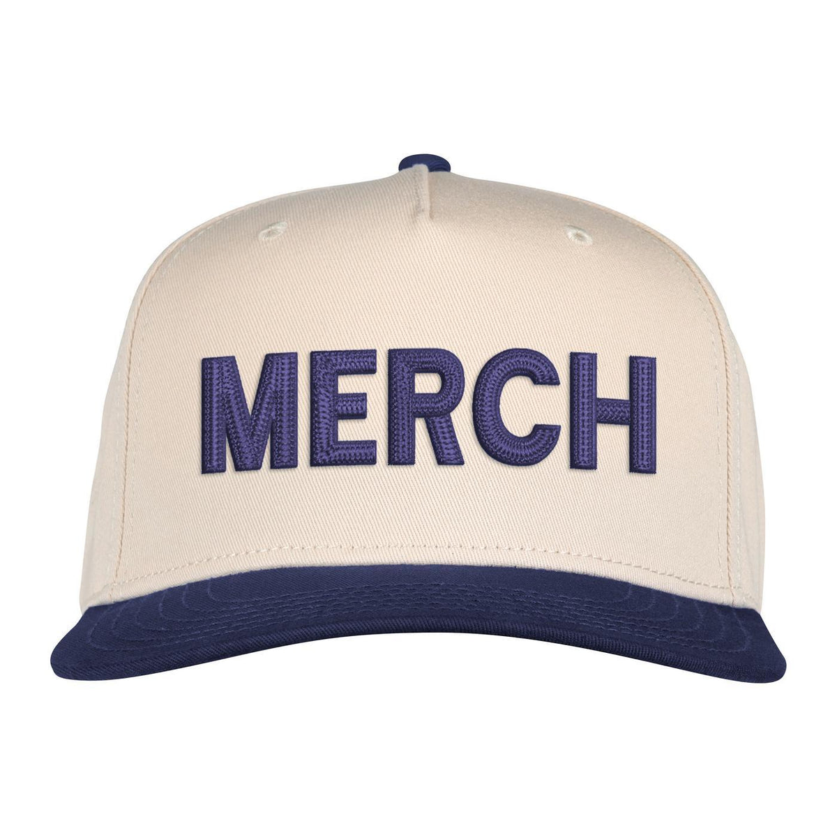 Ahead 1995 Two Tone Cotton Twill Cap Transfer - Cream/Navy - View 2