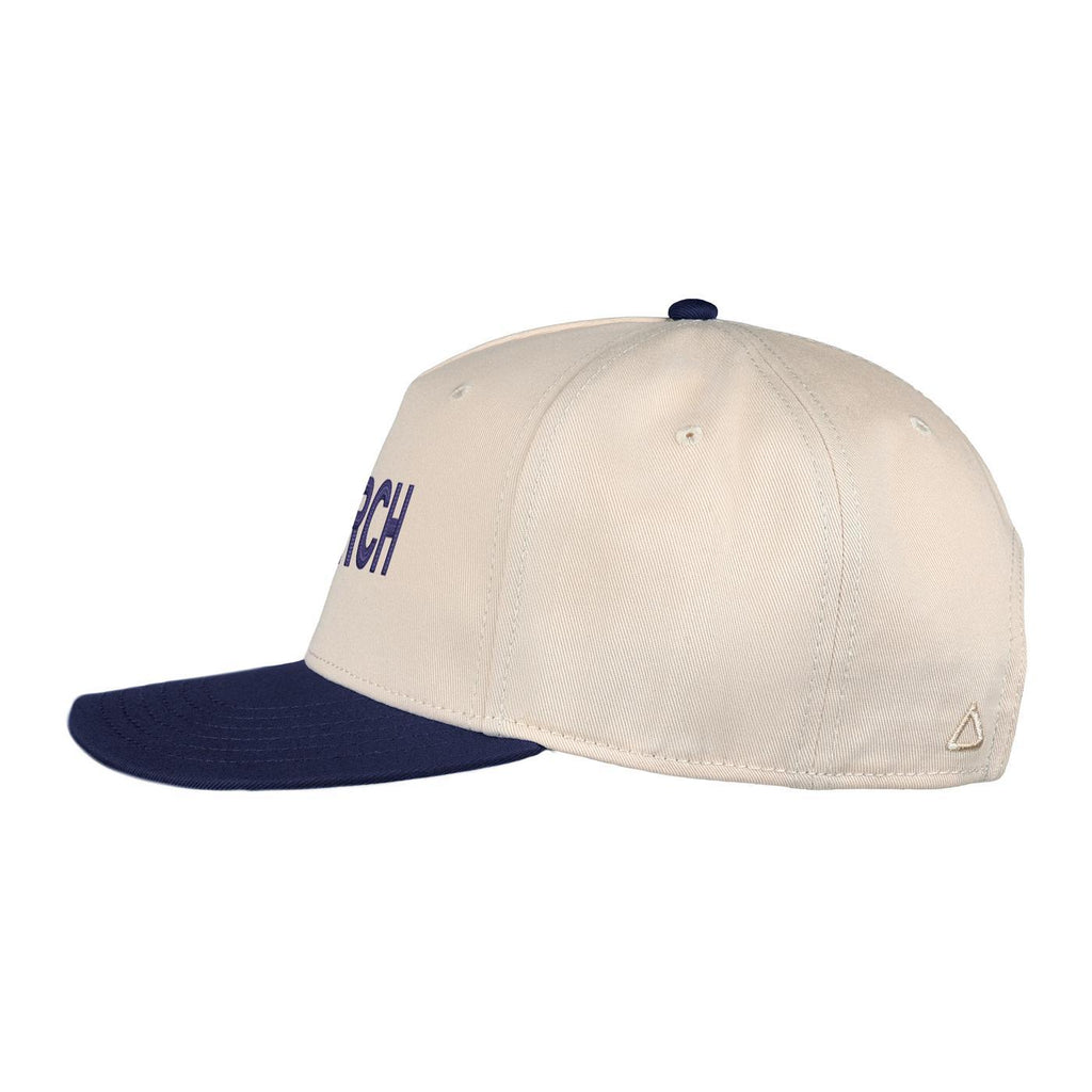 Ahead 1995 Two Tone Cotton Twill Cap Transfer - Cream/Navy - View 3