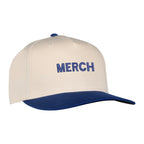 Ahead 1995 Two Tone Cotton Twill Cap Transfer - Cream/Tour Blue - View 1