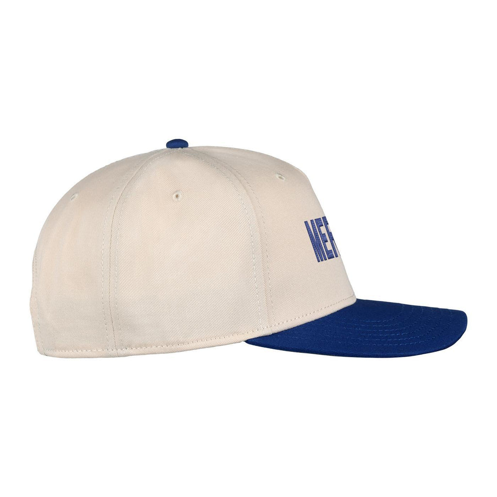 Ahead 1995 Two Tone Cotton Twill Cap Transfer - Cream/Tour Blue - View 4