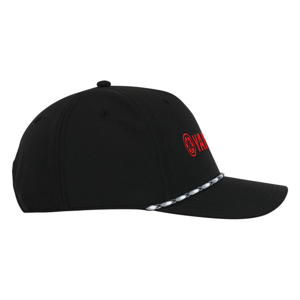 Ahead Alto Performance Cap with Rope Detail Embroidery - Black - View 3