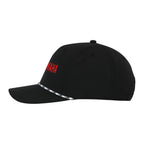Ahead Alto Performance Cap with Rope Detail Transfer - Black - View 4