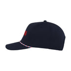 Ahead Alto Performance Cap with Rope Detail Transfer - Navy/ Multi - View 3