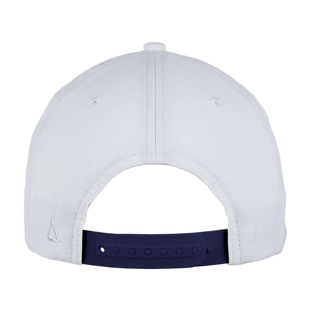 Ahead Alto Performance Cap with Rope Detail Transfer - White/Navy - View 5