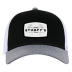 Ahead Brant Linen and Mesh Cap Embroidery - Black-White - View 4
