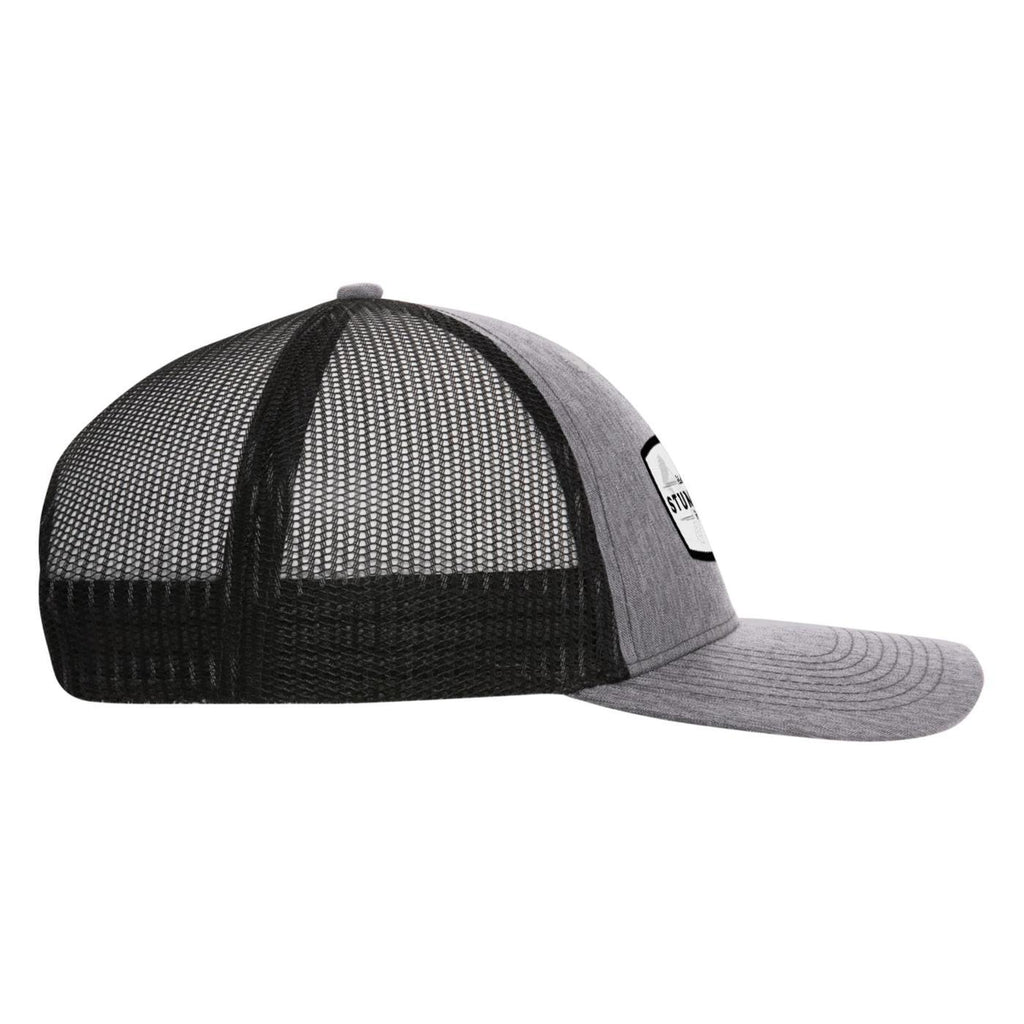 Ahead Brant Linen and Mesh Cap Embroidery - Carbon/Black - View 2